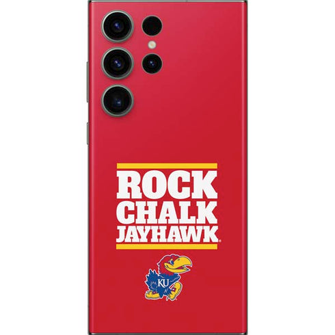 University of Kansas Rock Chalk Jayhawk Galaxy Skins